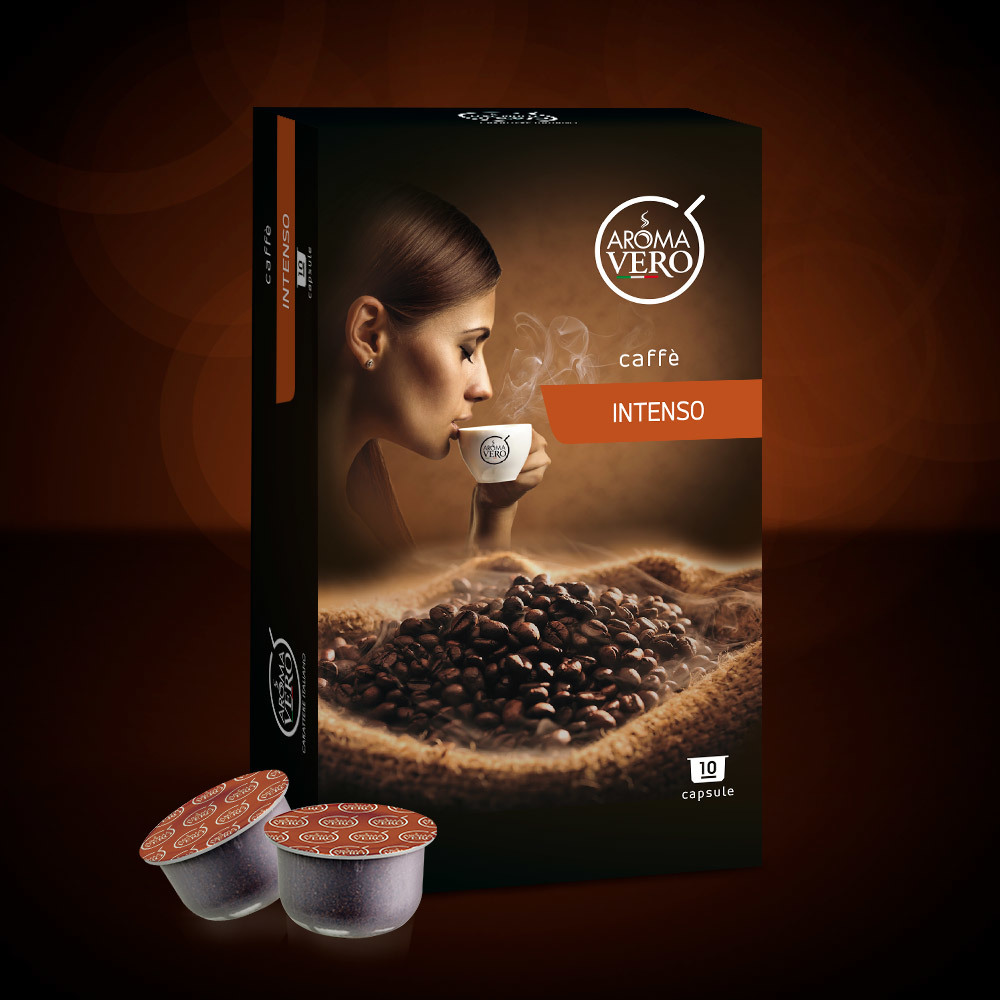 Aroma Vero - INTENSO - 10 capsule ☕ Frongia's Caffè